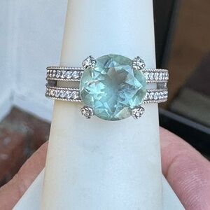 925 Judith Ripka Prasiolite Ring